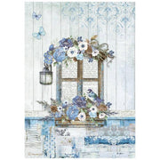 STAMPERIA A4 Rice Paper - BLUELAND DFSA4790